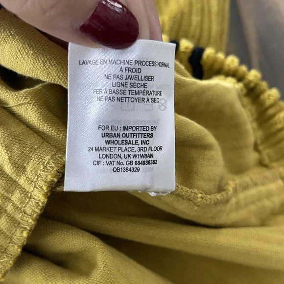 Free People Mustard Embroidered Jumpsuit - Picture 13 of 13